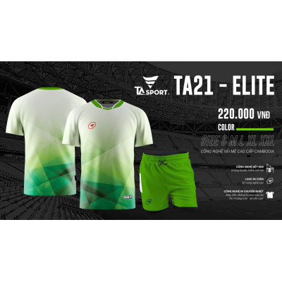 ÁO BÓNG ĐÁ KHÔNG LOGO TA21 ELITE